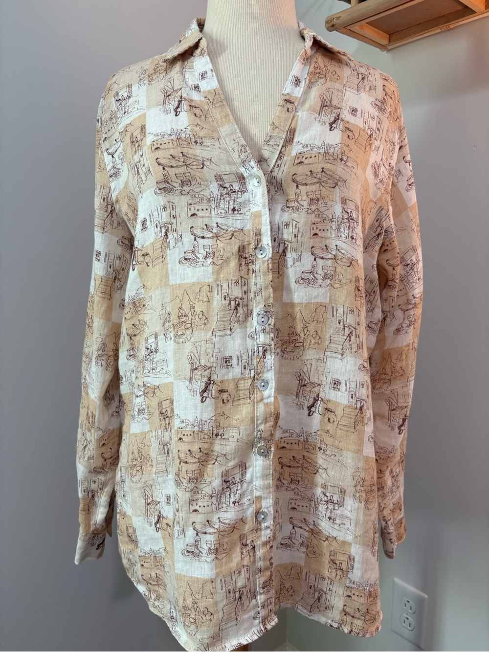 C&C California Linen Button-Up Shirt